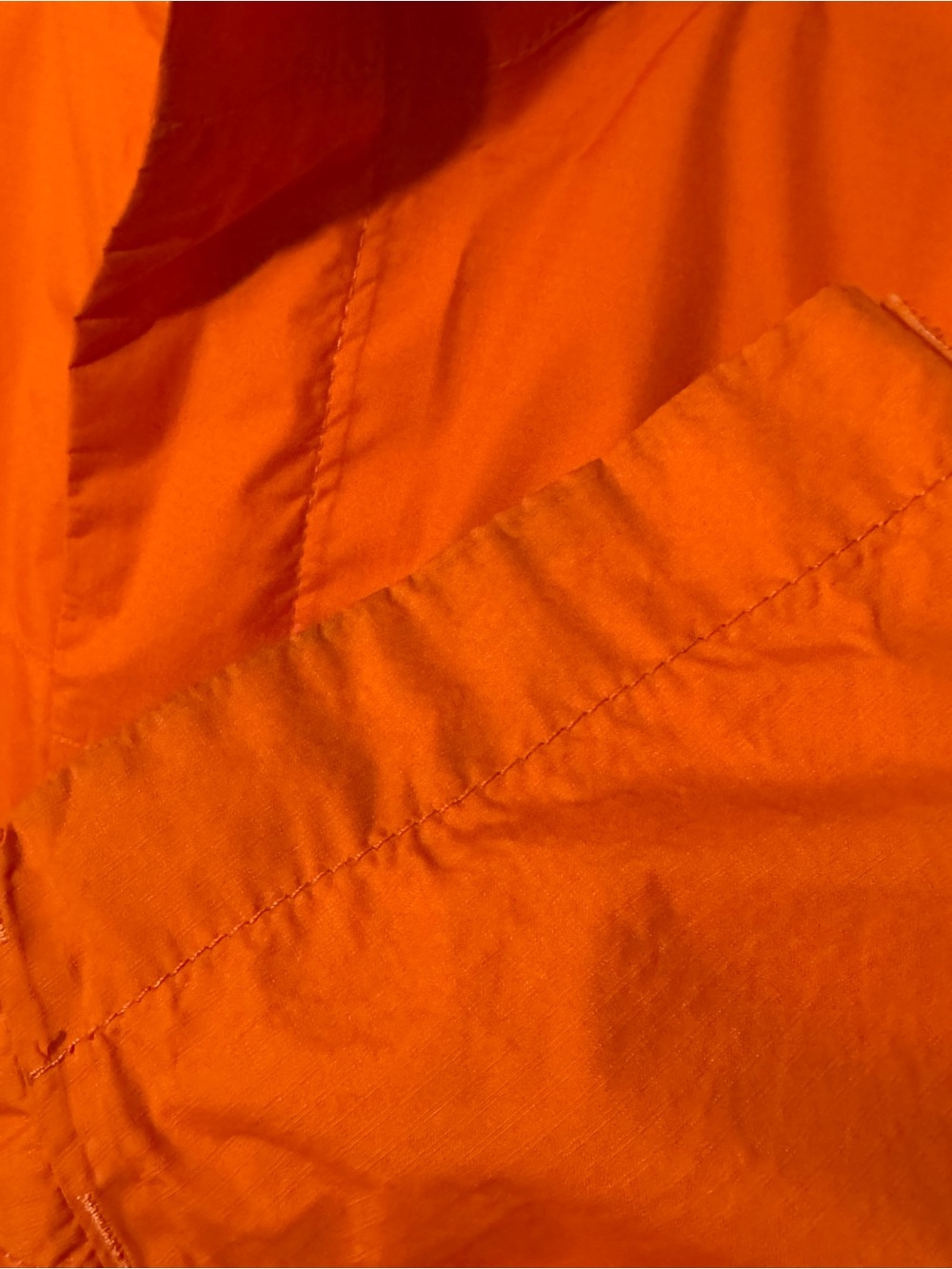 The North Face Men’s Bright Orange Hooded Rain Jacket - Picture 11 of 14